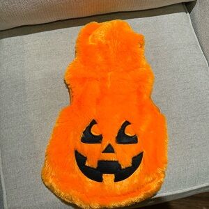 NWOT Dog Halloween Jack O Lantern Pumpkin Costume Size Medium